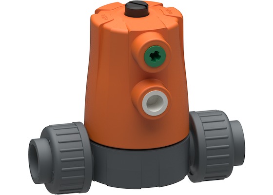 zawór membranowy z PVC-U