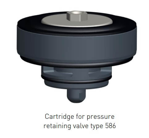 zawór utrzymujący ciśnienie 586 Georg Fischer