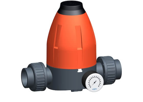 zawór utrzymujący ciśnienie z PVC-U Georg Fischer