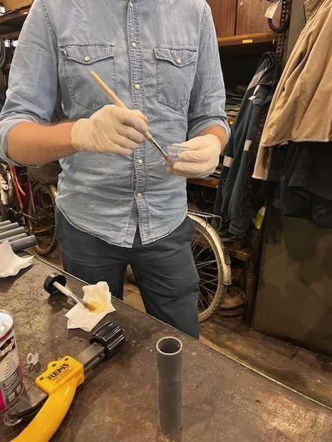 Gambit Systems klejenie rurociągów podczas szkolenia u klienta