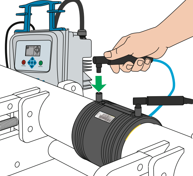Zgrzewanie elektrooporowe mufy GambitSystems.pl