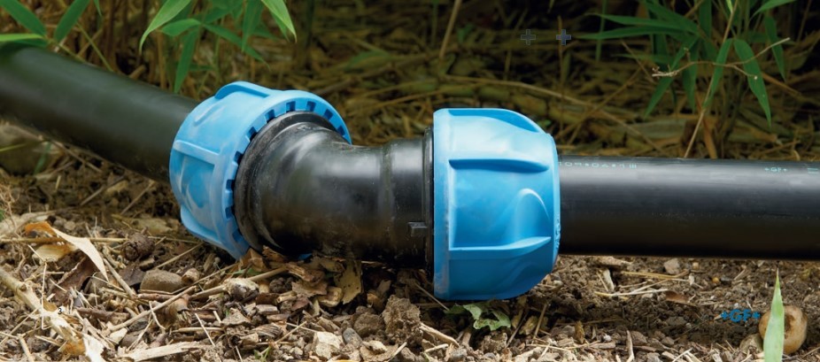 Złączka dyskretna do rury PE Georg Fischer